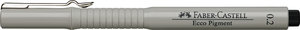 Faber-Castell Tűfilc 0.2mm-es ECCO PIGMENT fekete