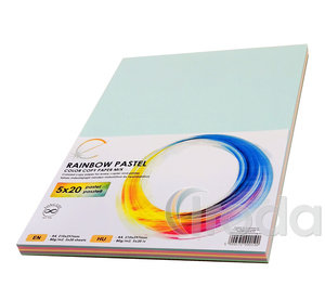 Rainbow Pastel Mix Színes másolópapír A/4 80g , 5x20ív