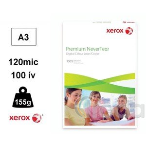 XEROX Never Tear elnyűhetetlen papír A3, 120mic, 155g/m2, 100 lap/doboz