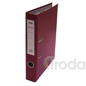 Iratrendező A4 5,5cm gerinc, bord&oacute;, lapraszerelt