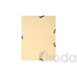 Gumis mappa EXACOMPTA prespán A/4 elefántcsont