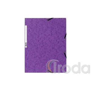 Gumis mappa EXACOMPTA prespán A/4 lila