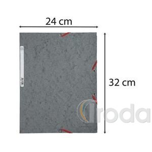 Gumis mappa EXACOMPTA presp&aacute;n A/4 s&ouml;t&eacute;t sz&uuml;rke