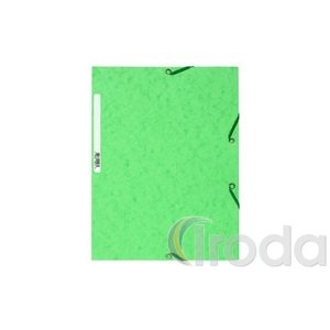Gumis mappa EXACOMPTA prespán A/4 világoszöld
