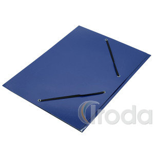 Gumis mappa OFFICIAL Glossy karton A/4 400 gr,k&eacute;k