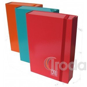Füzetbox A/4 BLASETTI One Color (7cm) piros 5746
