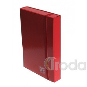 Füzetbox A/4 BLASETTI One Color (5cm) piros 5742