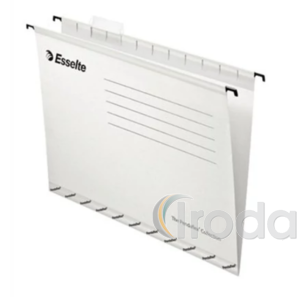 F&uuml;ggőmappa karton A4 'V'  fekete, feh&eacute;r