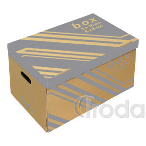 Archiváló konténer, külön tetővel, 6x8cm vagy 5x10cm-es box tárolásához