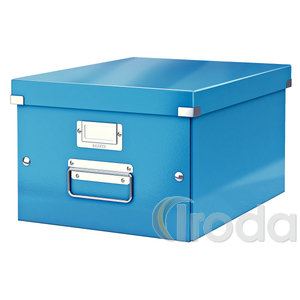 Tárolódoboz Leitz Click&Store A4 méretű, kék 60440036