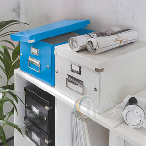 Tárolódoboz Leitz Click&Store A4 méretű, kék 60440036