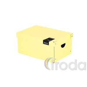 P+P PASTELINI yellow Tárolódoboz, 355x240x165 mm  7-01121