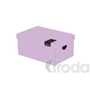 P+P PASTELINI lilac Tárolódoboz, 355x240x165 mm  7-01321