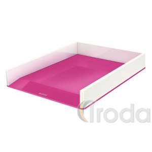 Leitz WOW kettős színhatású irattálca, fehér-rózsaszín 53611023
