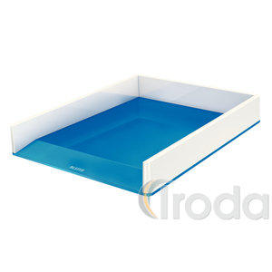 Leitz WOW kettős színhatású irattálca, fehér-kék 53611036