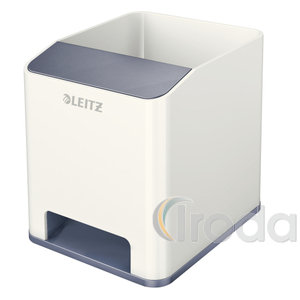 Leitz WOW kettős színhatású tolltartó, fehér-szürke, 53631001