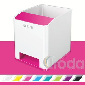 Leitz WOW kettős színhatású tolltartó, fehér-rózsaszín 53631023