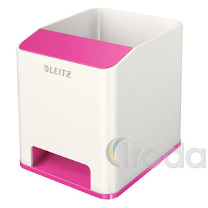 Leitz WOW kettős színhatású tolltartó, fehér-rózsaszín 53631023