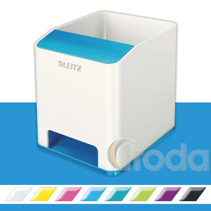 Leitz WOW kettős színhatású tolltartó, fehér-kék 53631036