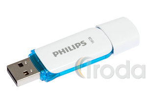 Philips Pendrive USB 2.0 16GB Snow Edition fehér-kék
