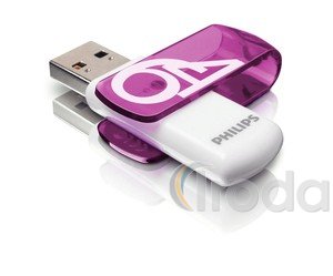 Philips USB 2.0 64GB Vivid Edition lila
