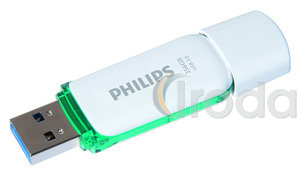 Philips Pendrive USB 3.0 256GB Snow Edition fehér-zöld