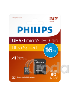 Philips 16Gb microSDHC Class 10 UHS-I U1