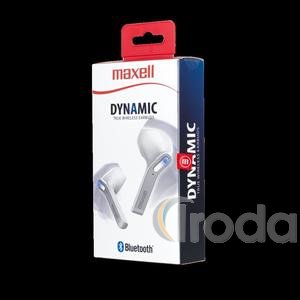 Maxell TWS fülhallgató, DYNAMIC earbuds, bluetooth, fehér