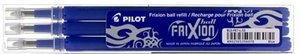 Tollbetét Pilot Frixion Ball rollerhez, kék, 3db/csomag