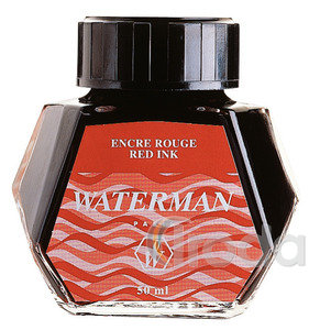 Tinta üveges -51063- 50ml piros Waterman