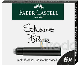 Faber-Castell Tintapatron 6db-os fekete