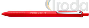 Pentel iZee nyomógombos golyóstoll 0.35mm piros BX467-B