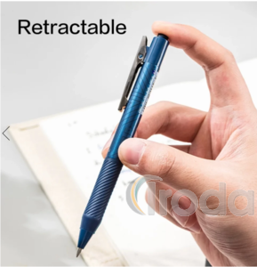 Deli Geni Zsel&eacute;stoll, 0,7 mm, nyom&oacute;gombos, k&eacute;k