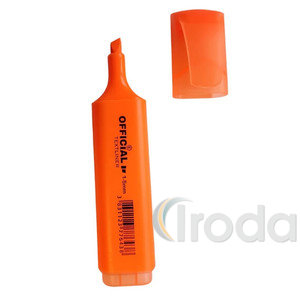 Sz&ouml;vegkiemelő OFFICIAL REDACTOR lapos 1-5mm narancs