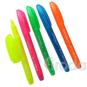 Sz&ouml;vegkiemelő OFFICIAL AGENT hengeres 1-4mm z&ouml;ld