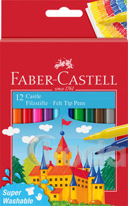 Faber-Castell Filctollkészlet 12db-os kastélyos