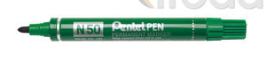 Pentel Marker alkoholos zöld N50, 2mm hegy, Íráshossz kb. 1000 méter.