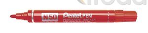 Pentel Marker alkoholos piros N50, 2mm hegy, Íráshossz kb. 1000 méter.