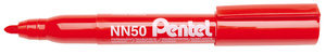 Pentel permanent marker alkoholos kerek piros NN50-BO