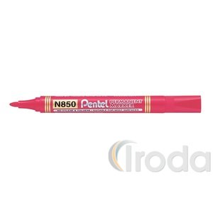 Pentel alkoholos marker, kerek hegy, piros N850-BE