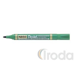 Pentel alkoholos marker, kerek hegy, zöld N850-DE