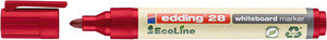 Edding 28 ECOLINE táblafilc PIROSEdding 28 ECOLINE táblafilc PIROS