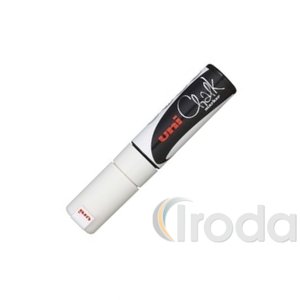 Folyékony krétamarker, UNI-BALL PWE-8K, fehér