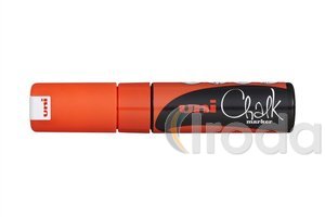 Folyékony krétamarker, UNI-BALL PWE-8K, fluo narancs