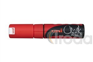 Folyékony krétamarker, UNI-BALL PWE-8K,  piros
