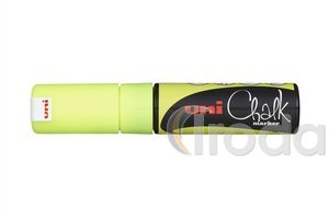 Folyékony krétamarker, UNI-BALL PWE-8K, fluo sárga