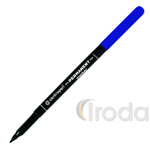 Permanent marker Centropen kék 2536 kerek hegy, 2mm