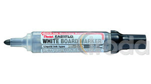 Pentel EASYFLO utántölthető kerek hegyű  93%-ban újrahasznosított táblamarker 2,5 mm - fekete