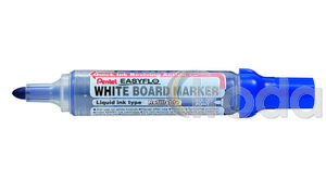 Pentel EASYFLO utántölthető kerek hegyű  93%-ban újrahasznosított táblamarker 2,5 mm - kék