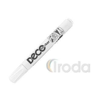 Lakkfilc ICO Deco Marker fehér, 2-4mm